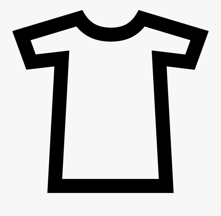 Tshirt Outline - Tshirt Outline Icon Png, Transparent Clipart