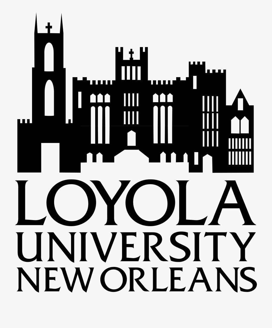 Loyola University New Orleans Logo Black And White - Loyola University New Orleans Logo Transparent, Transparent Clipart