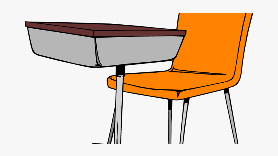Coloring Page Image Of X - Chair In Desk Clipart Transparent Background, Transparent Clipart