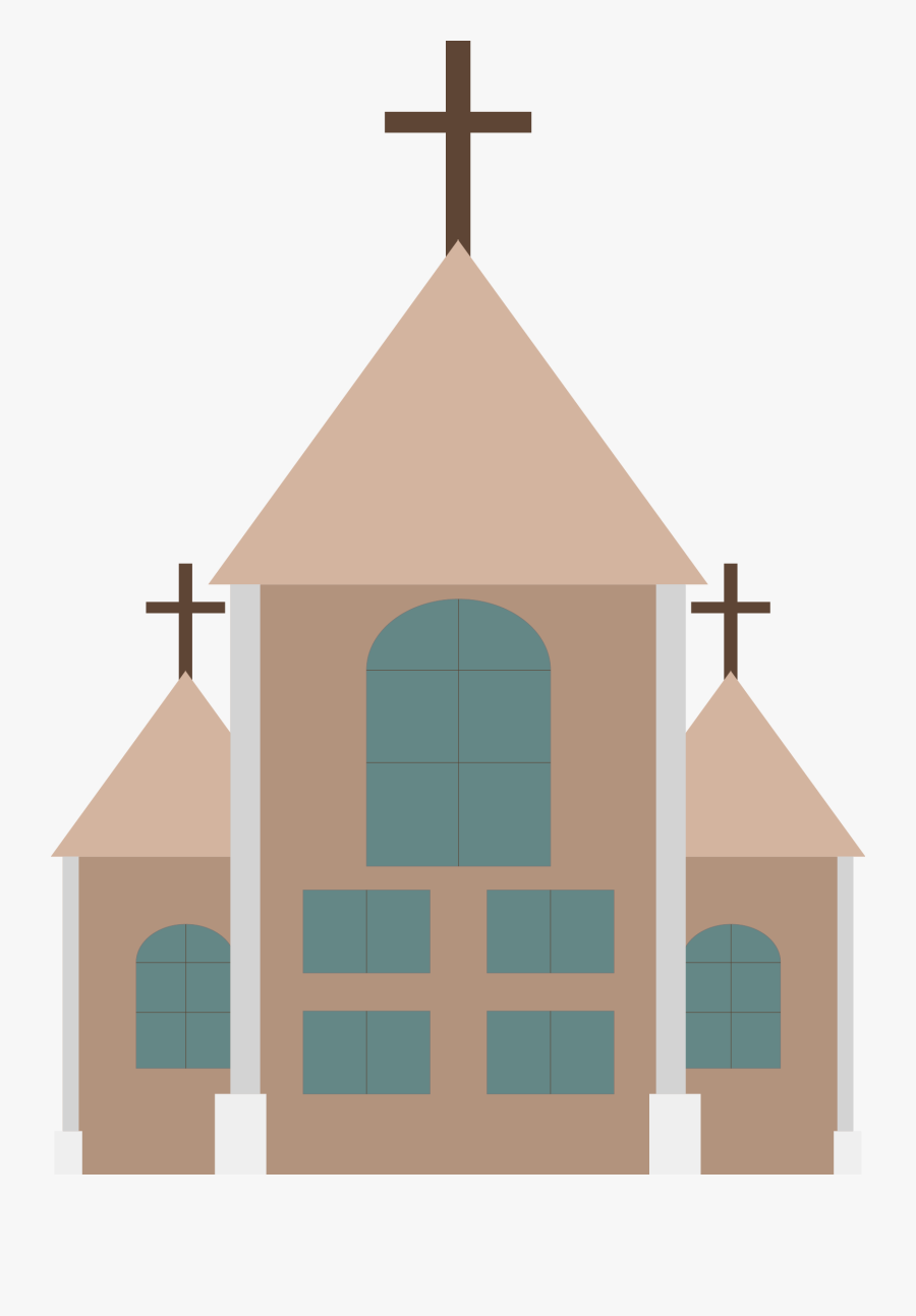 Scalable Vector Graphics Icon - Christian Church Icon, Transparent Clipart