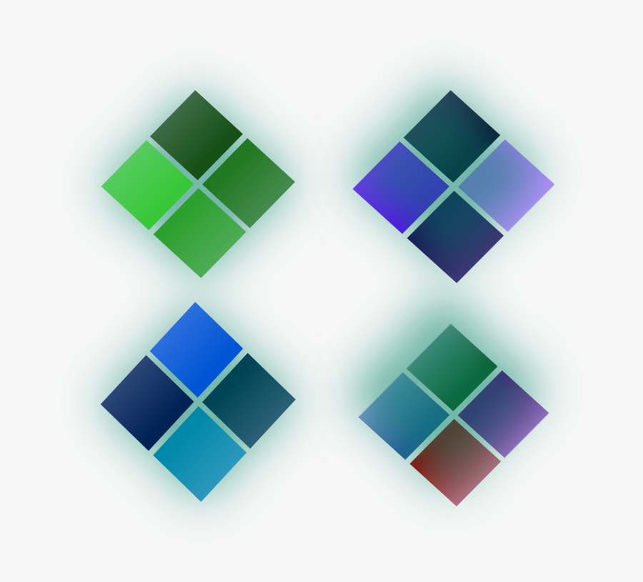 Square,angle,symmetry - Diamond Shape Color, Transparent Clipart