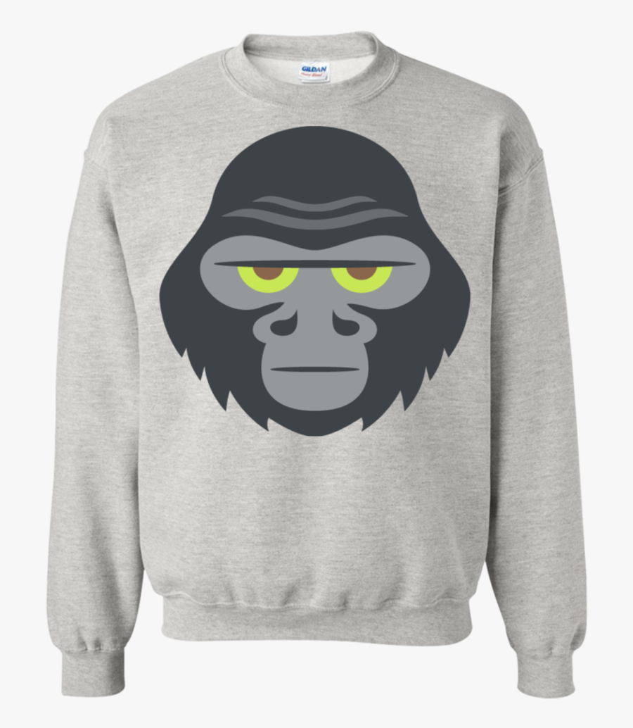 Gorilla Face Emoji Sweatshirt - Alfa Romeo Christmas Sweater, Transparent Clipart