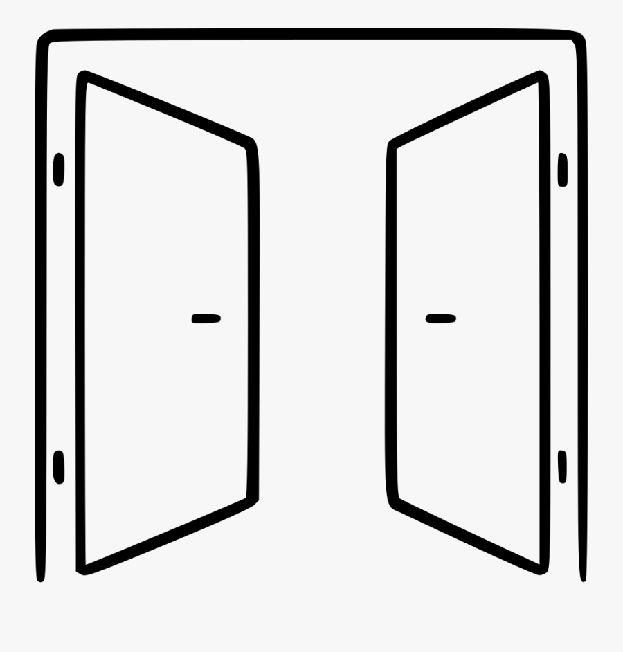 Transparent Entrance Clipart - Vector Open Gate Icon, Transparent Clipart