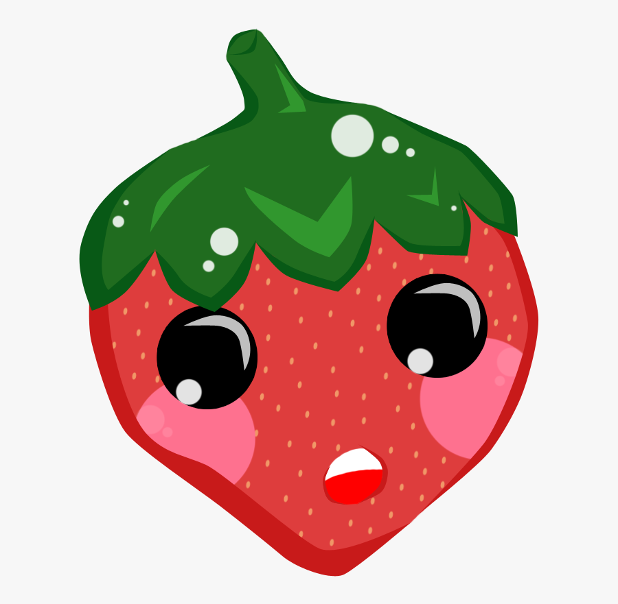 Chibi Clipart Gambar - Strawberry Chibi, Transparent Clipart