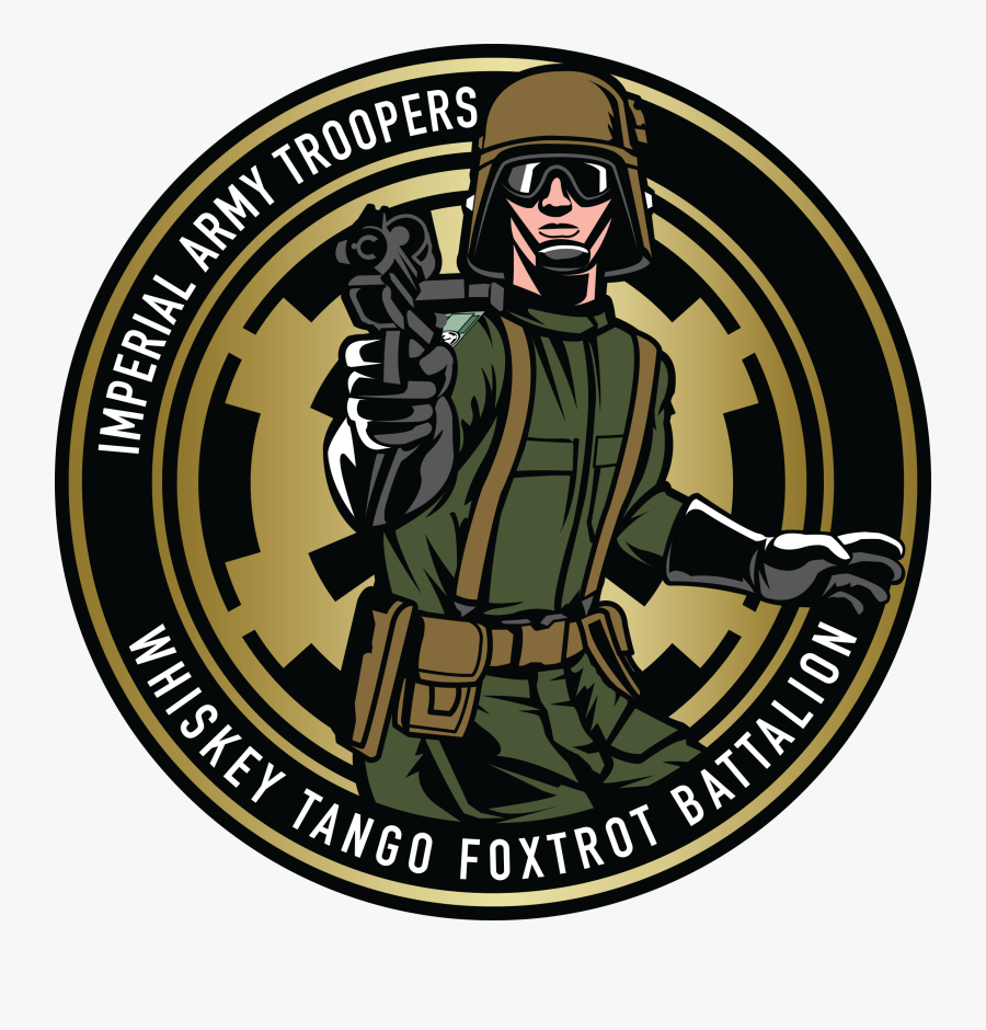 Iat-gold - Star Wars Imperial Army Logo, Transparent Clipart