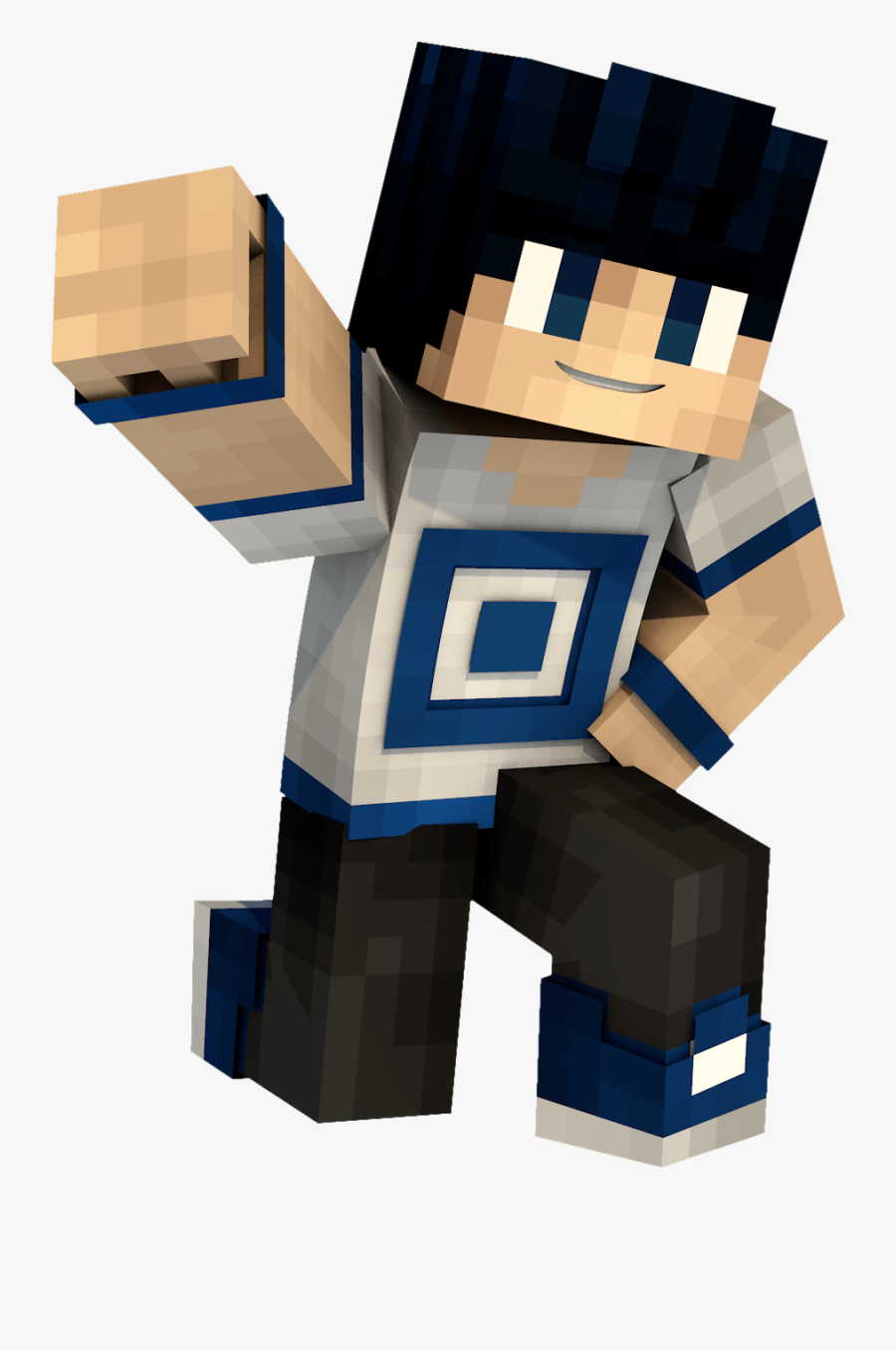 Planet Minecraft Character - Minecraft Skin Karate Boy, Transparent Clipart