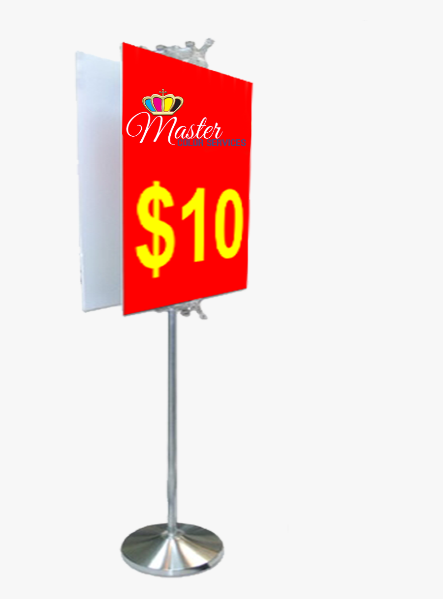 Clip Pole Stand - Sign, Transparent Clipart