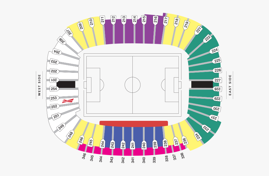 Arena Clipart Indoor Stadium - Whitecaps Seating Chart, Transparent Clipart