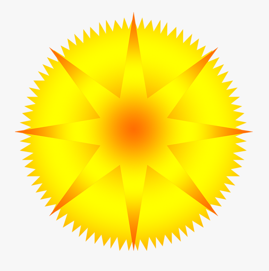 Image Of Star With Rays - Spur Gear 48 Pitch 60t, Transparent Clipart
