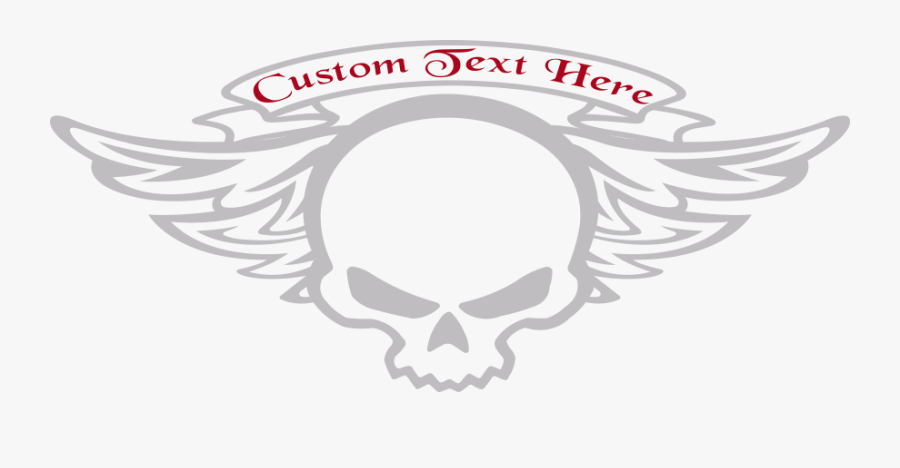 Motorcycle Custom Graphics Winged - Logo Harley Davidson Vector , Free