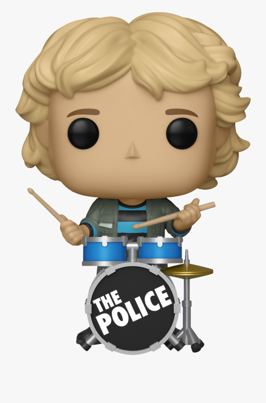 Stewart Copeland Pop Vinyl Figure - Funko Pop The Police, Transparent Clipart