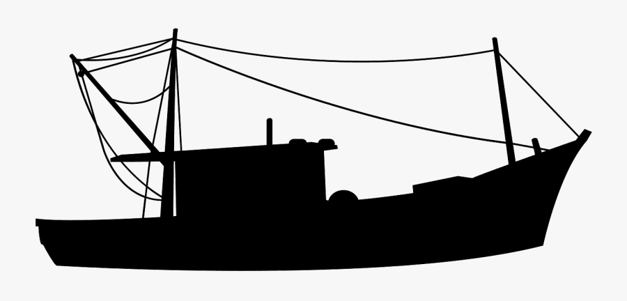 Download Fishing Boat Silhouette Vector , Free Transparent Clipart ...