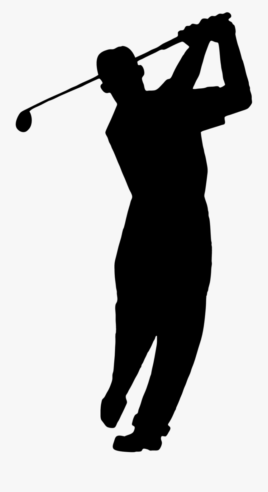 Golfer Golf Clubs Golf Stroke Mechanics Golf Balls - Men Golf Silhouette, Transparent Clipart