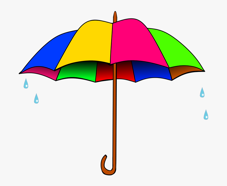 Umbrella, Storm, Screen, Rain, Clip Art, Drip - Umbrella, Transparent Clipart