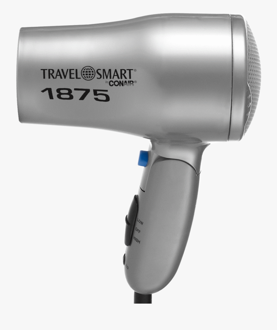 Conair Travel Smart 1200w Hair Dryer - Conair Travel Hair Dryer, Transparent Clipart