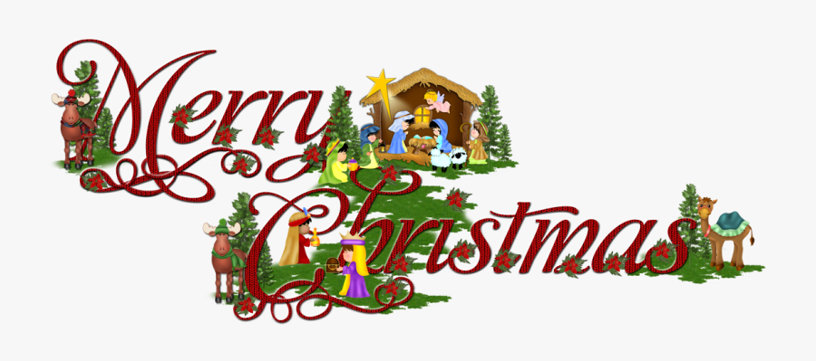 Merry Christmas Word Art Png - Christmas Images Png Format, Transparent Clipart