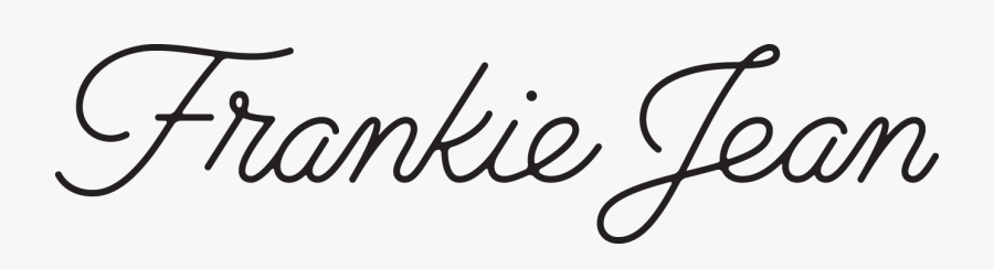 Frankie Jean - Calligraphy , Free Transparent Clipart - ClipartKey