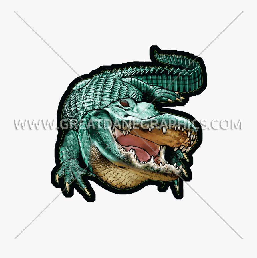 Production Ready Artwork For - Alligator Gator, Transparent Clipart