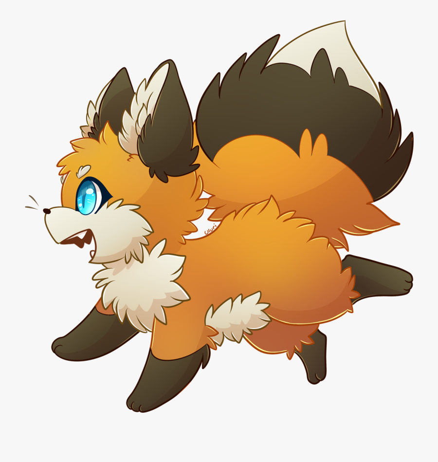 Cute Little Chibi Fox - Fox Cute Chibi Animal , Free Transparent ...