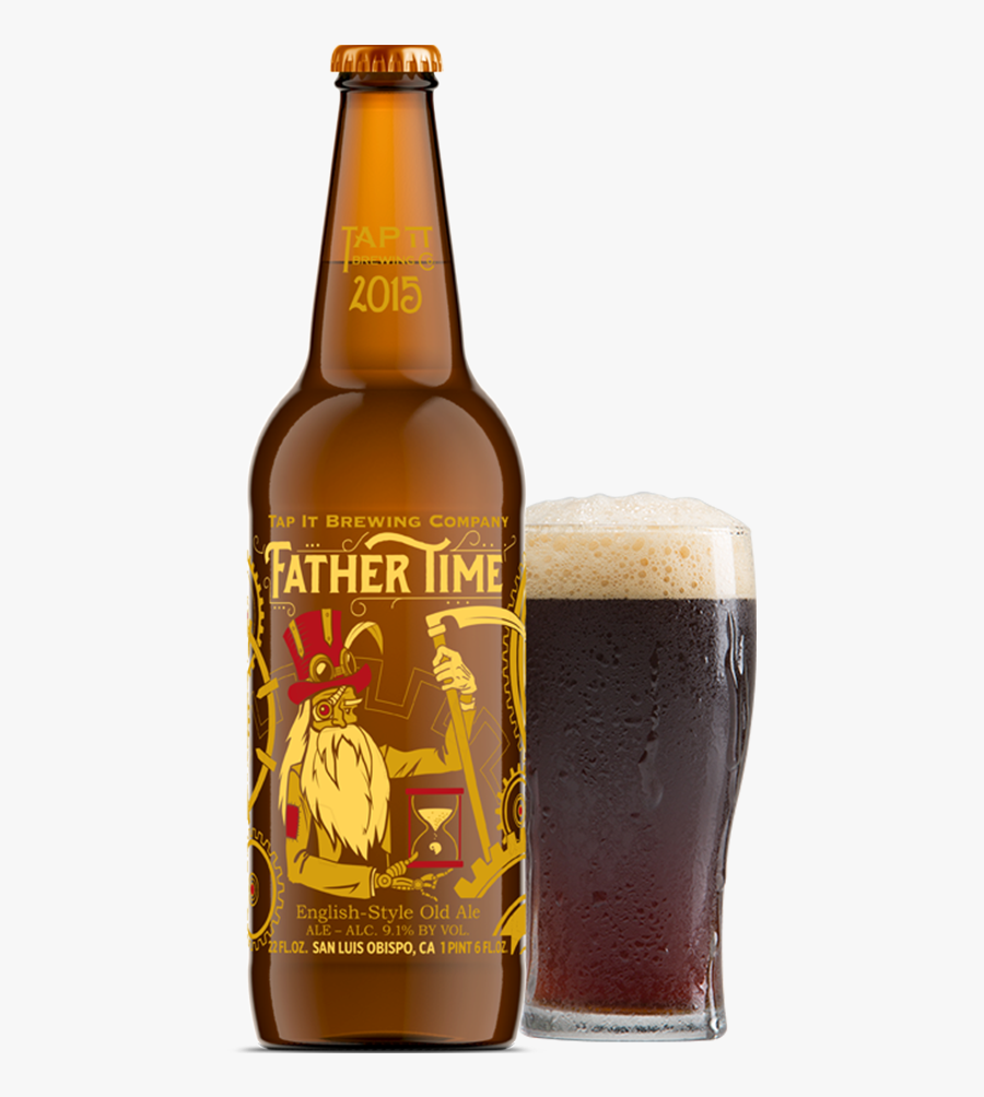 Father Time Tap It - Father Time Beer, Transparent Clipart