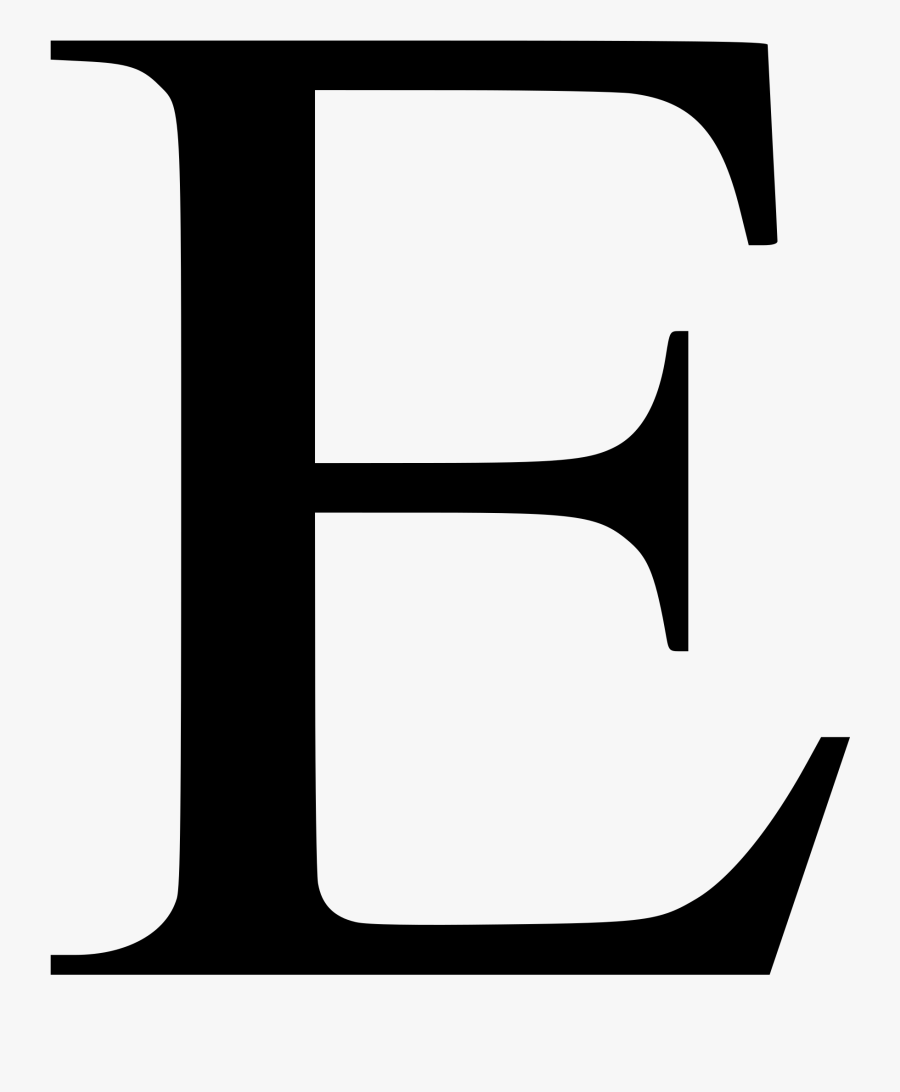 Times New Roman Font E Clipart , Png Download, Transparent Clipart