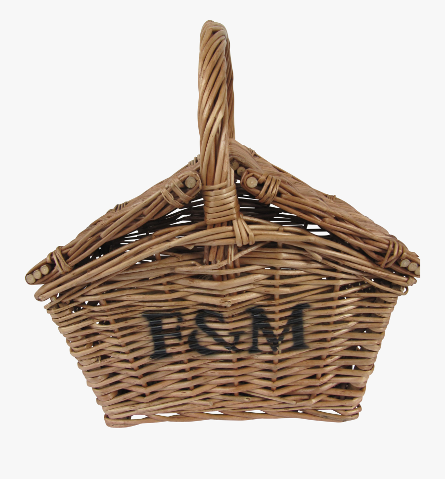 Weaving Drawing Cane Basket Transparent Png Clipart - Wicker, Transparent Clipart