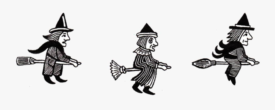 Witches - Cartoon, Transparent Clipart