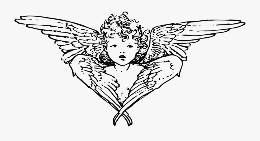 Angel Christmas Religious Free Picture - Cherub Angel Clip Art Jpg, Transparent Clipart