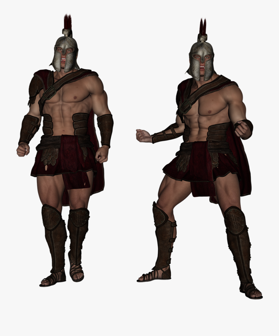 Centurion Warrior Fantasy Free Picture - Warrior, Transparent Clipart