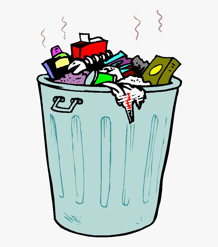 Clip Art Rubbish Bins & Waste Paper Baskets Openclipart - Things With Bad Smell, Transparent Clipart
