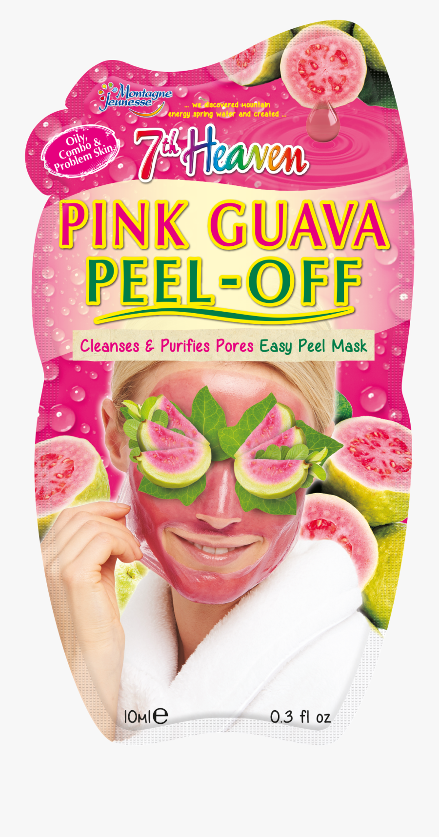 Download Transparent Guava Png 7th Heaven Face Mask Gel Free Transparent Clipart Clipartkey PSD Mockup Templates