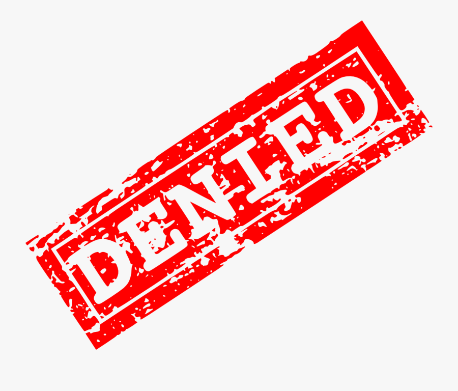 Denied Stamp Clipart Hand Png - Graphic Design , Free Transparent ...