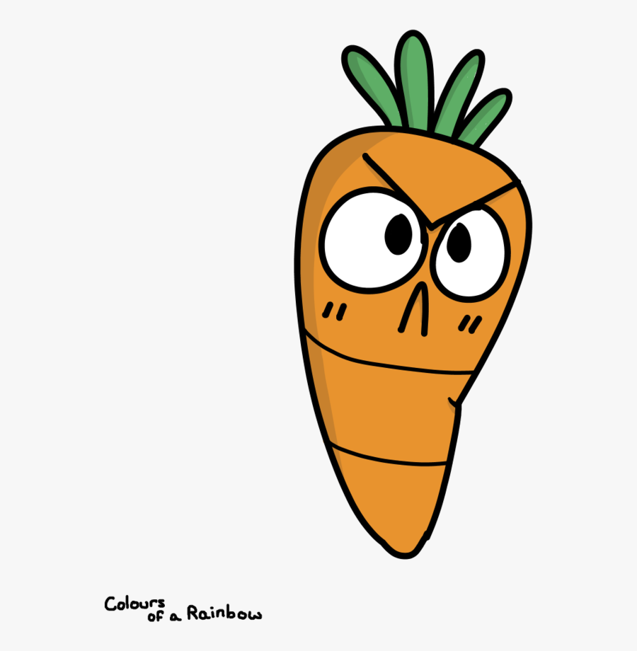 Carrot Clipart Larawan - Line Of Carrot Clipart Transparent, Transparent Clipart