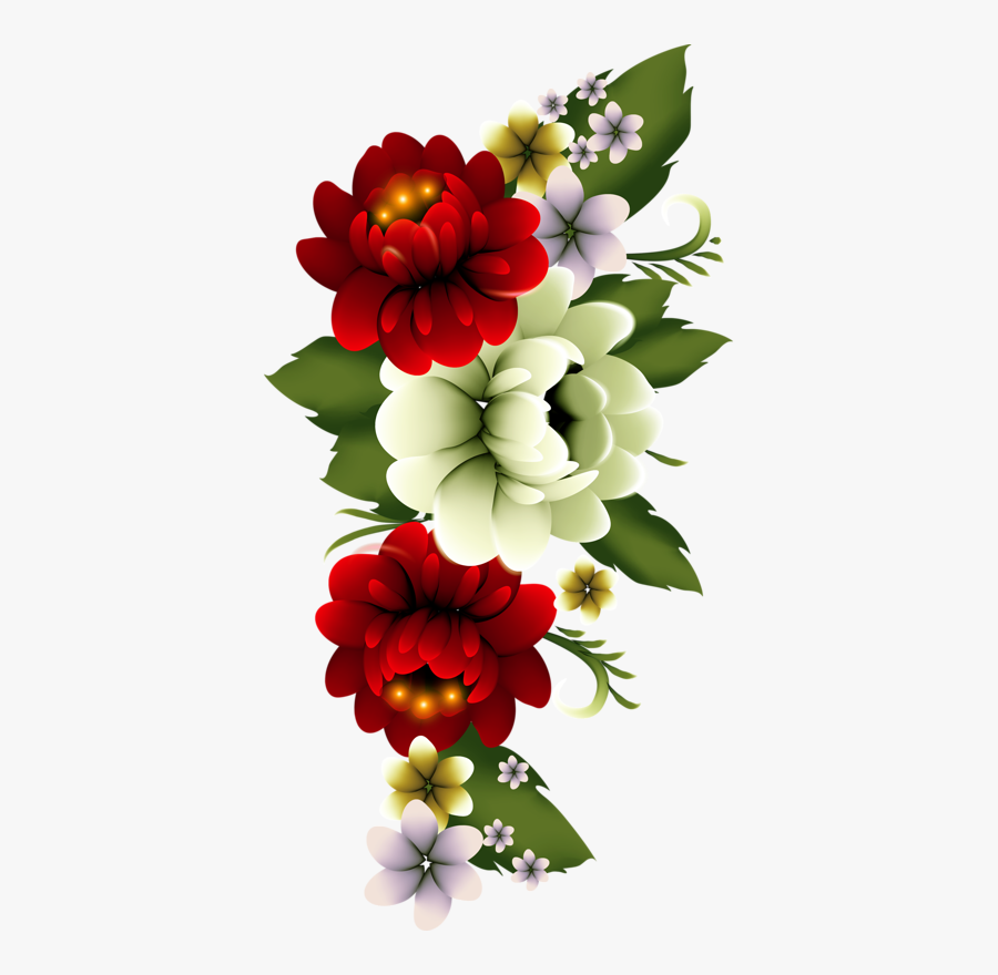 Clip Art Images Of Beautiful Flower Bouquets, Transparent Clipart