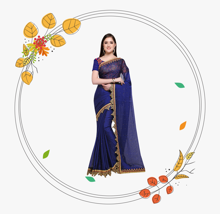 Lady Clipart Saree, Transparent Clipart