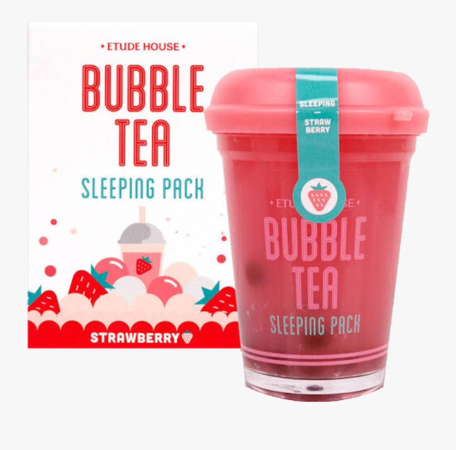 Transparent Bubble Tea Png - Etude House Bubble Tea Sleeping Pack #green Tea, Transparent Clipart