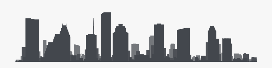 Houston Skyline Silhouette , Free Transparent Clipart - ClipartKey