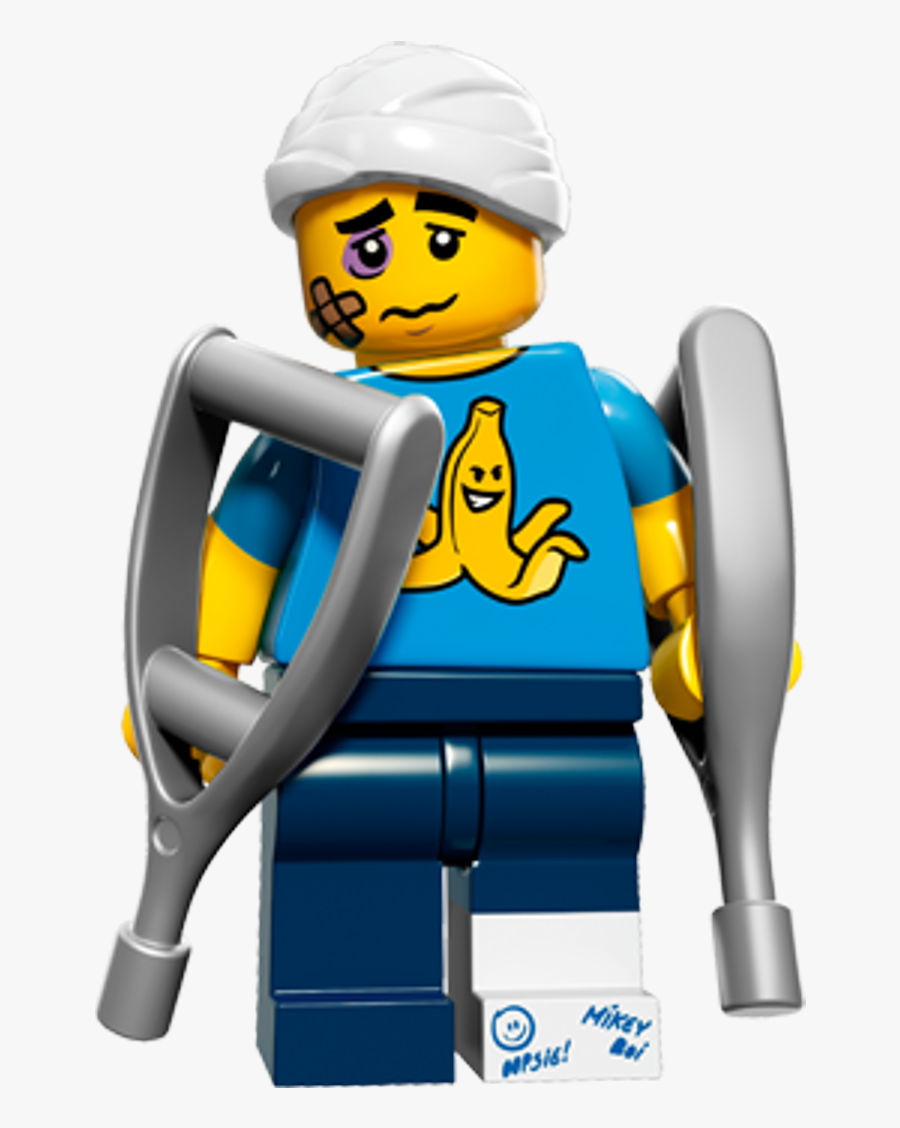 Lego Building Toys Lego Series 15 Janitor Minifigure - Lego Minifigures Series 15 Clumsy Guy, Transparent Clipart