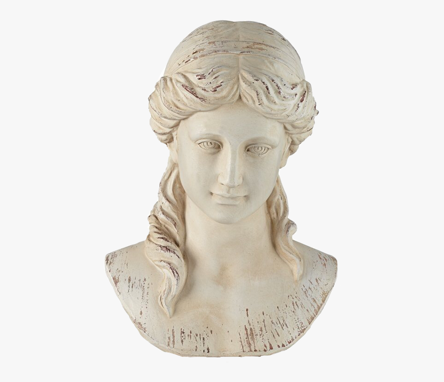 Greek Clipart Bust Roman - Bust Greek Statues Png, Transparent Clipart