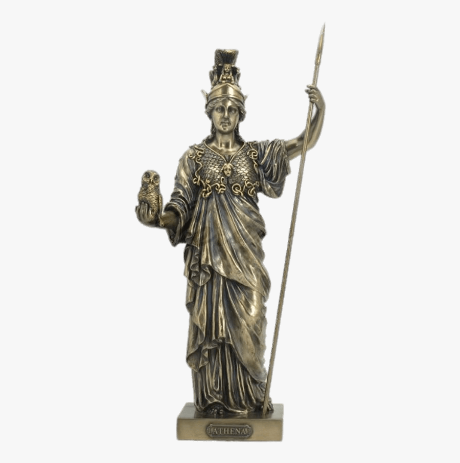 Athena Statuette, Transparent Clipart