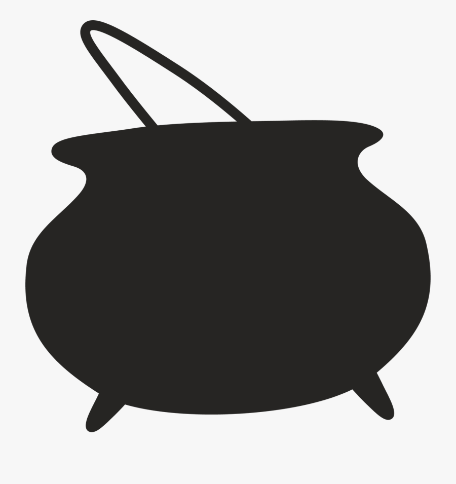 Cauldron Svg Clip Art - Silhouette Cauldron Svg, Transparent Clipart