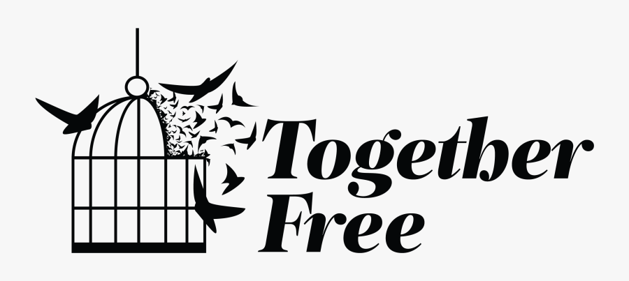 Togetherfreelogoblack4x - Illustration, Transparent Clipart