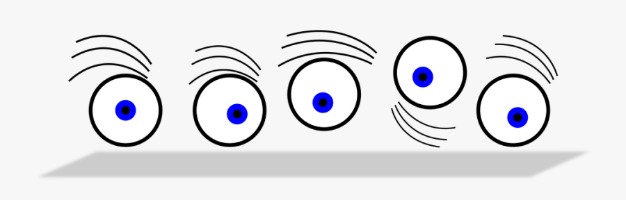 Eyeball, Eyes, Rolling, Expressions, Funny - Eyeballs Rolling, Transparent Clipart