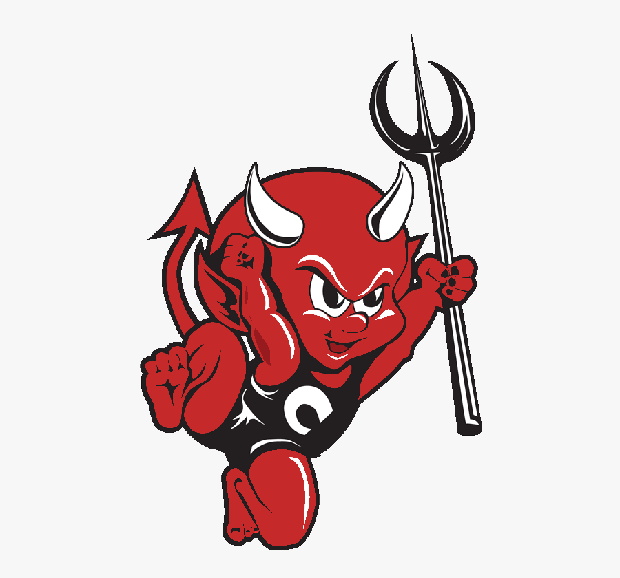 Junior Senior Prom Cartoon - Coquille Red Devils Logo, Transparent Clipart