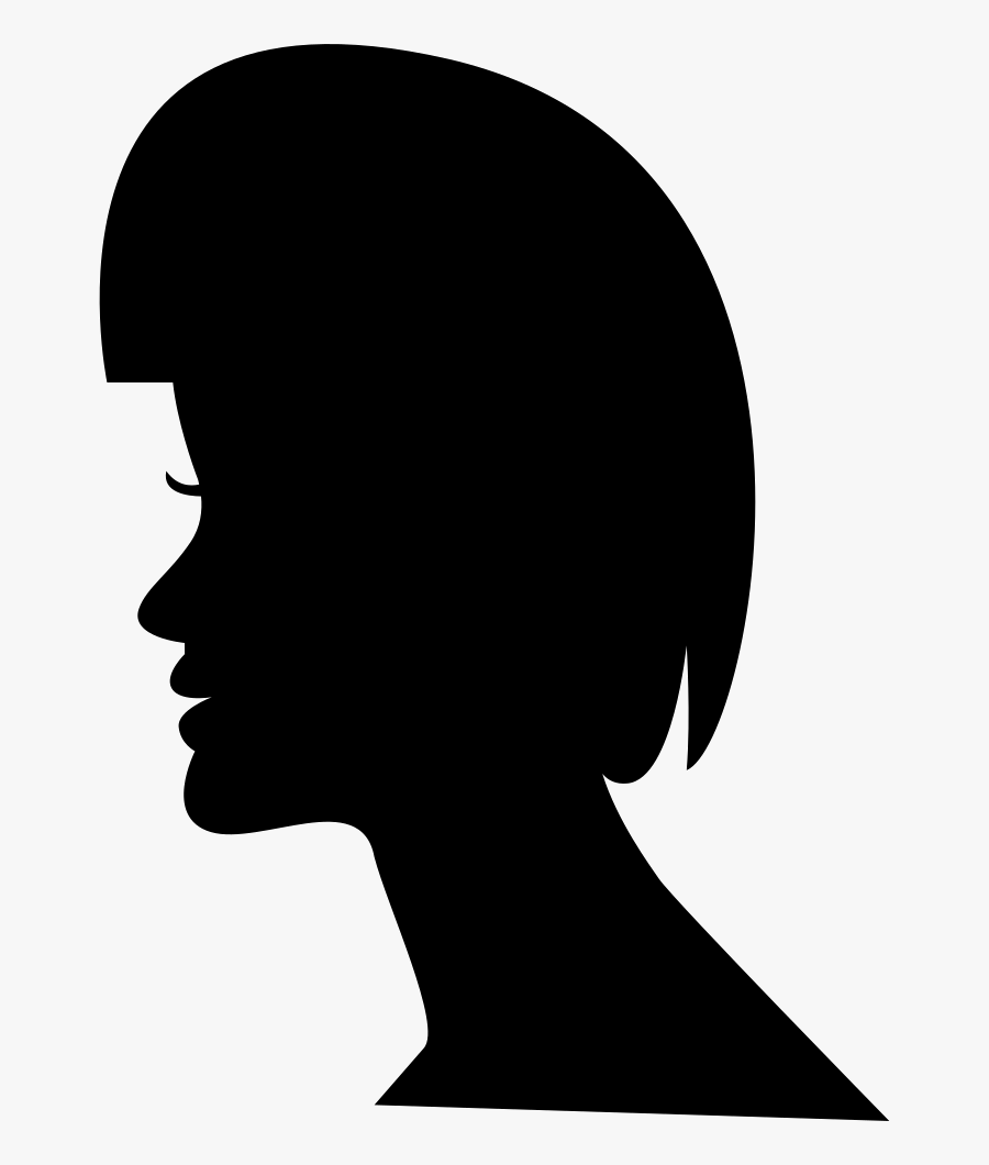 Silhouette Male Human Head Clip Art - Man Face Silhouette Png , Free ...