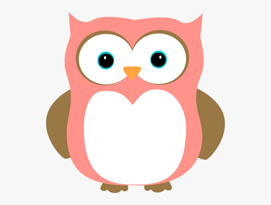 Pink - And - Brown - Owl - Clipart - Owl Clip Art, Transparent Clipart