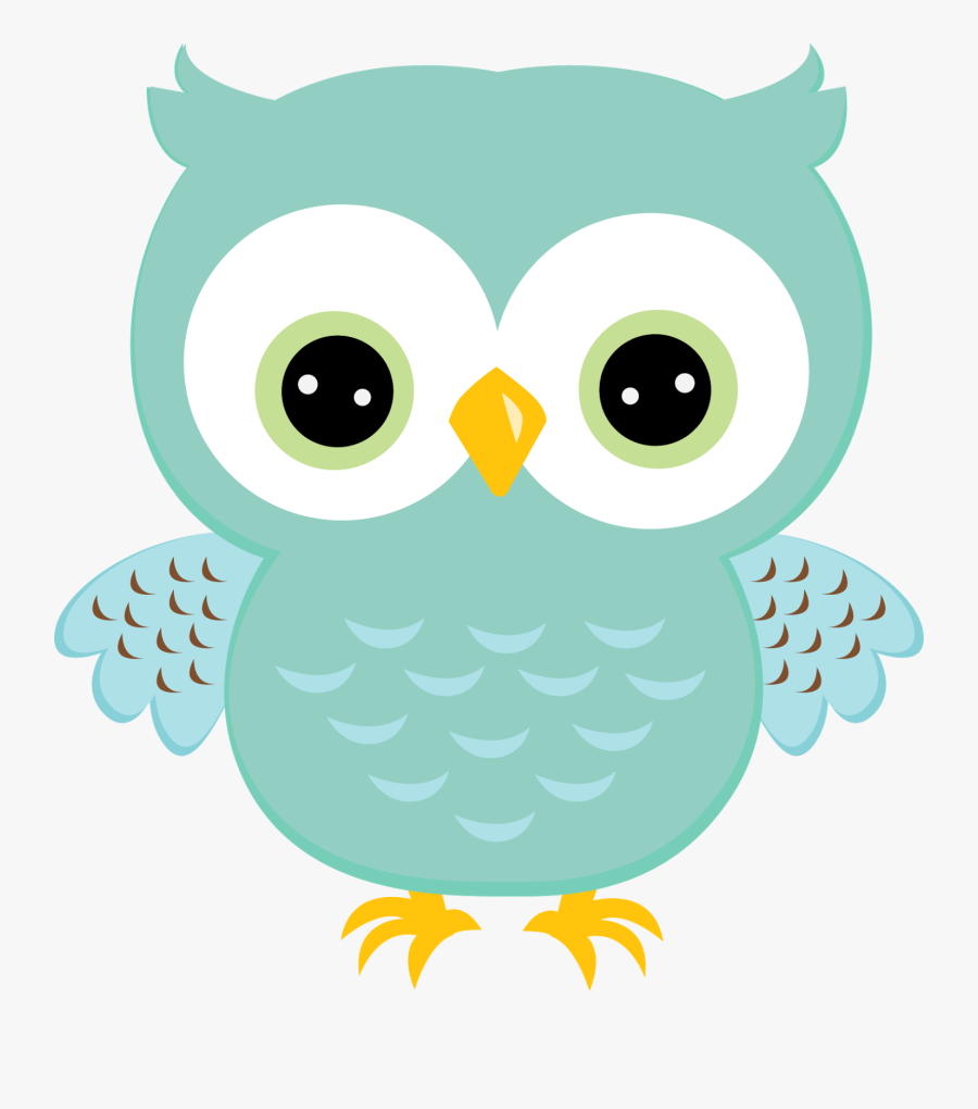 Clip Art Baby Shower Owl - Buhos Animados, Transparent Clipart
