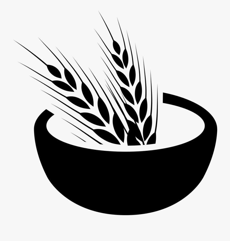 Wheat Grains On A Bowl - Food Security Png, Transparent Clipart