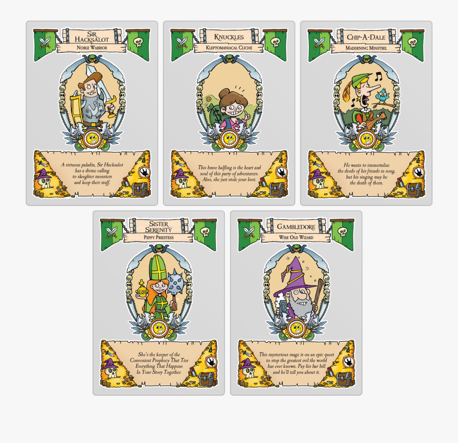 Mg Family - Gloom Munchkin Card Game, Transparent Clipart