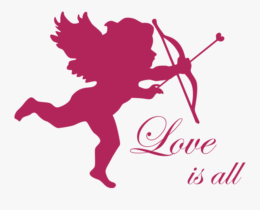 Clip Art Dcl Love Is All - Cupid Pink, Transparent Clipart